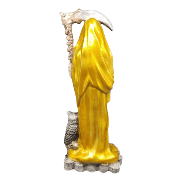 Santa Muerte Con Hoz Y Reloj 38cm - Image 3