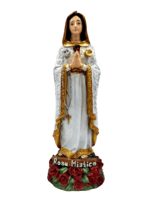 Virgen De la Rosa Mística 22cm
