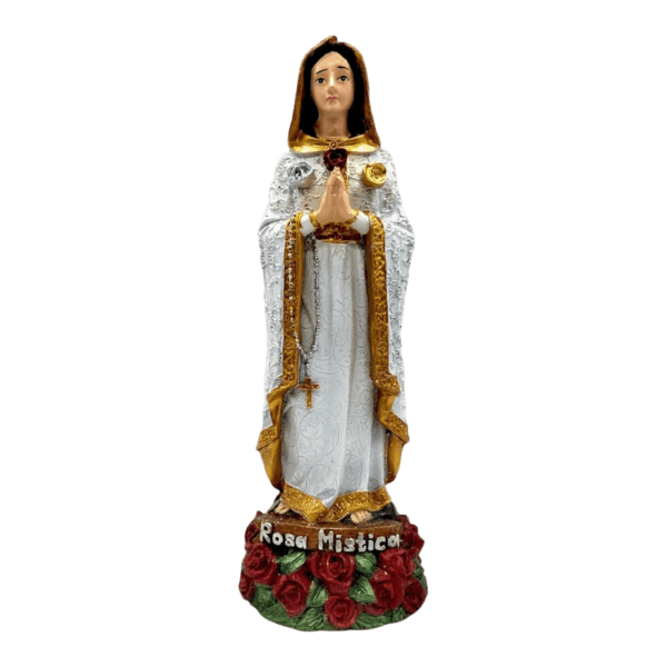 Virgen De la Rosa Mística 22cm (Mayoreo)