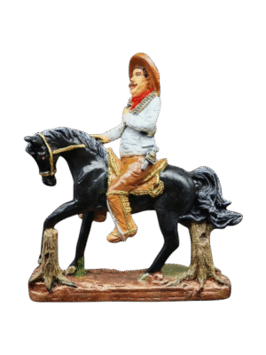 Escultura De Pancho Villa A Caballo 21cm