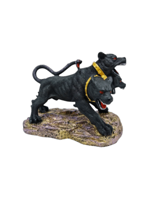 Cancerbero Perro Mitológico De Tres Cabezas 14cm