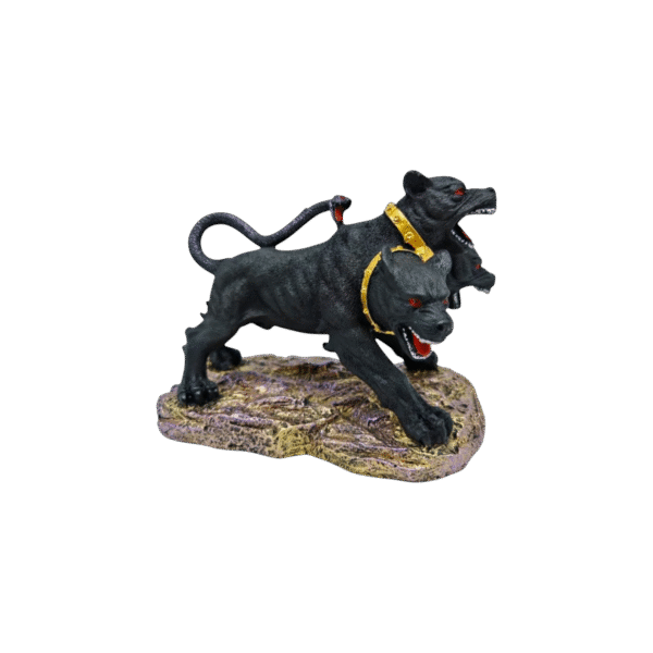 Cancerbero Perro Mitológico De Tres Cabezas 14cm