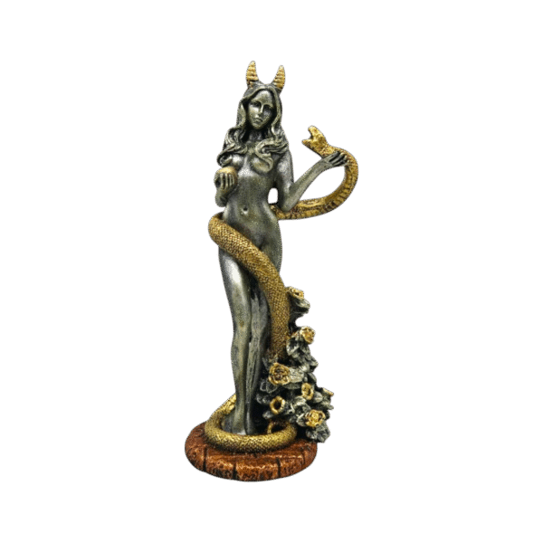 Escultura De Lilith Reina De La Noche Y Oscuridad 21cm - Image 3