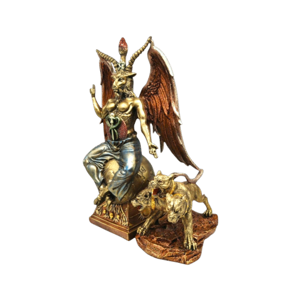 Paquete Baphomet 35cm Y Perro De Tres Cabezas 14cm - Image 2