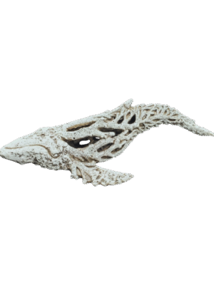 Escultura De Ballena Coral 49cm Largo