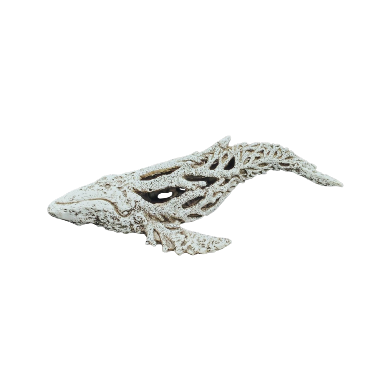 Escultura De Ballena Coral 49cm Largo