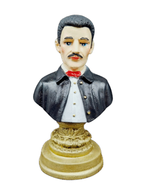 Busto De Jesús Malverde 13cm