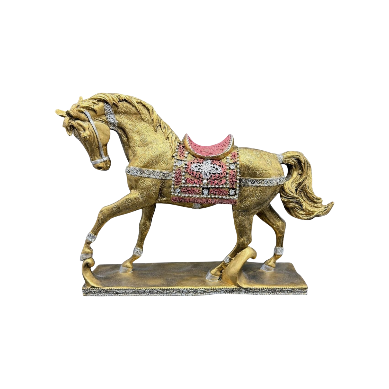 Escultura Caballo Hindú 30cm Morín